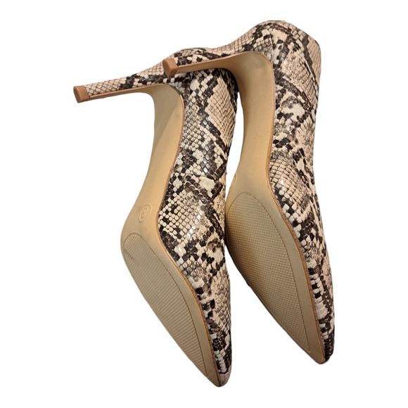 A New Day Gemma Stiletto Heels, Grey Snake Print, 8.5, 9.5, 10, 11 - Picture 2 of 8